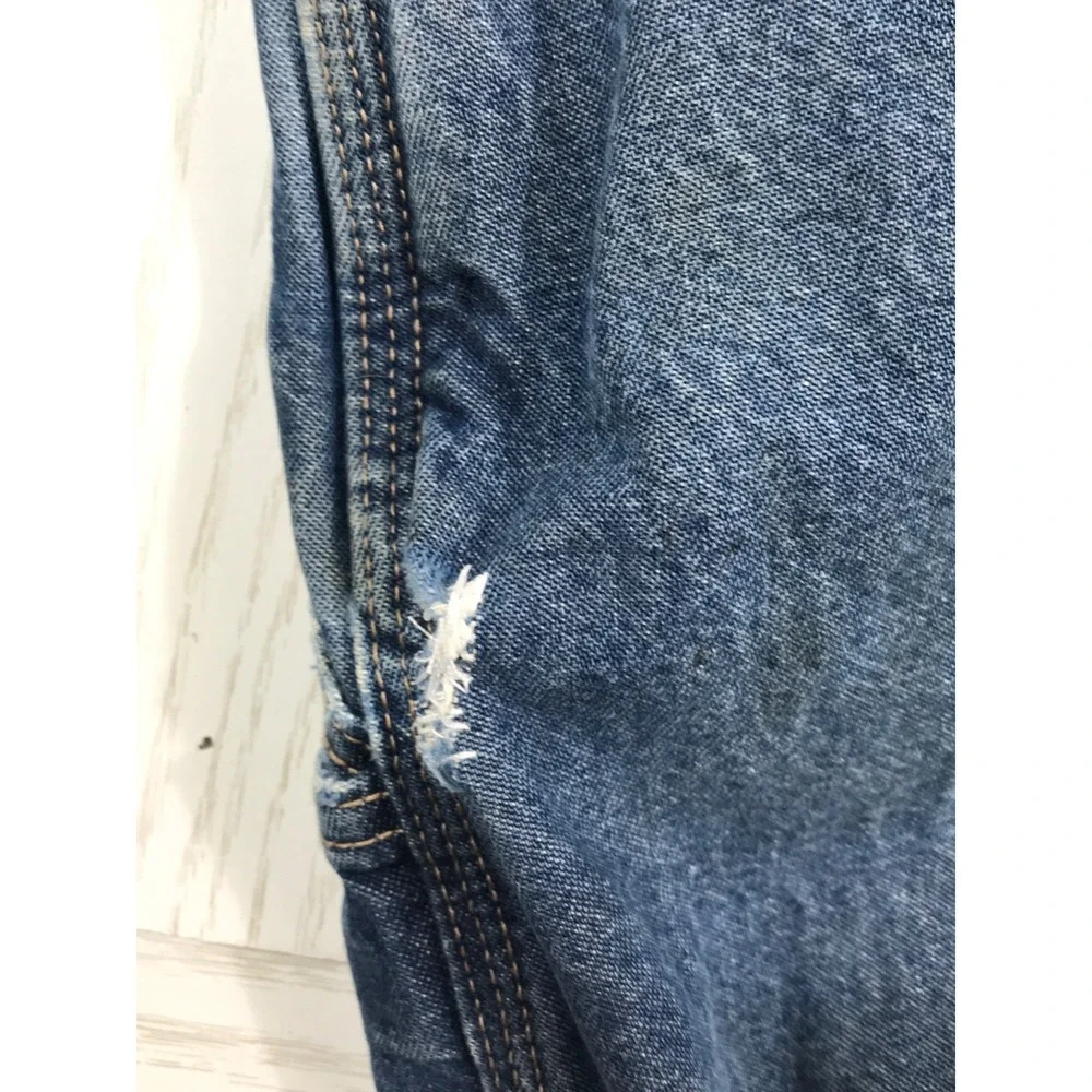 Carhartt FR Jeans Mens 30x29 Blue Flame Resistant Workwear Utility Denim Grunge